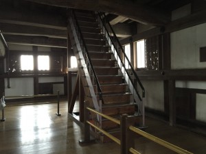 姫路城の階段