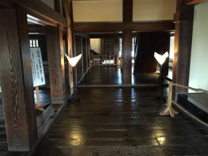 松山城の天守内部
