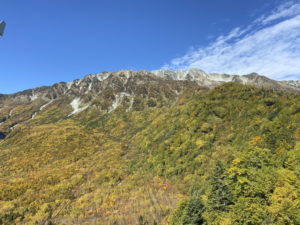 立山連峰の紅葉