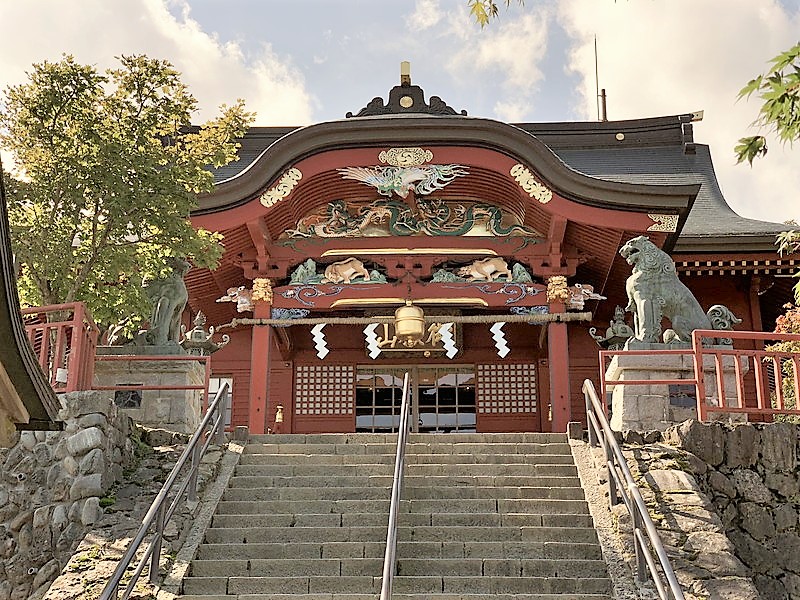 武蔵御嶽神社と御岳山ケーブルカー(御岳登山鉄道) 標高900m家族で散策