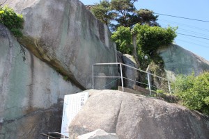 千光寺の巨石