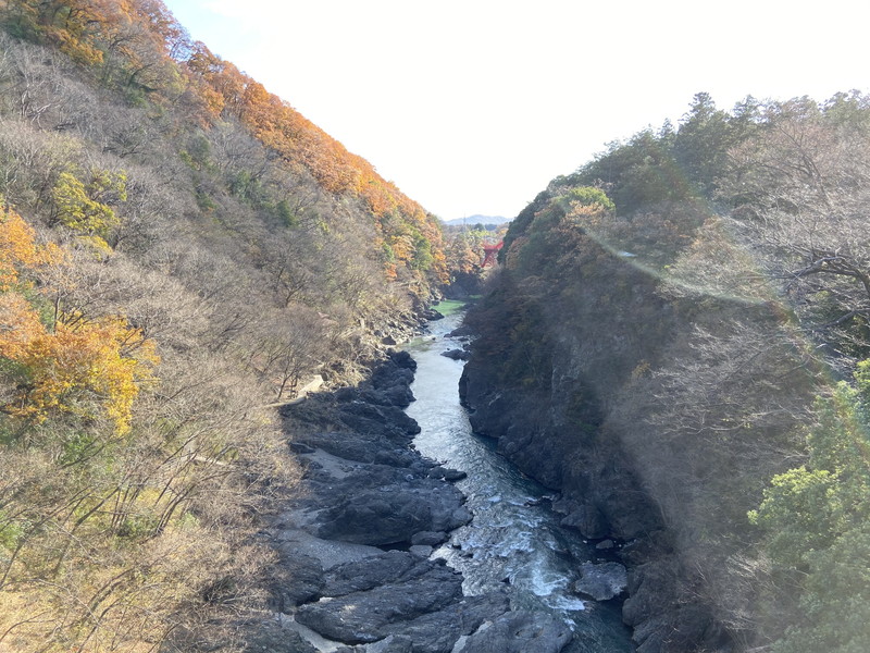 高津戸峡 渡良瀬川の渓谷が素晴らしい群馬の紅葉スポット 国内観光500箇所