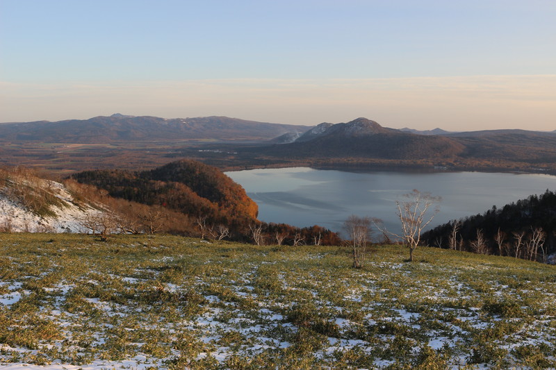 藻琴山展望台 藻琴山展望駐車公園から屈斜路湖を望む 国内観光500箇所