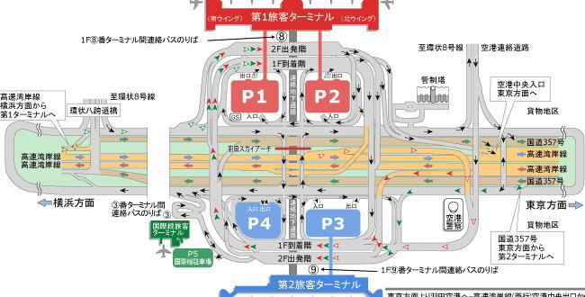 羽田空港　駐車場　混雑